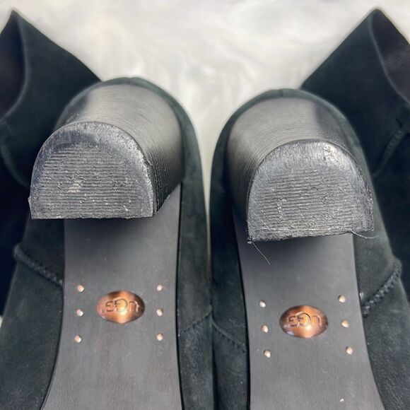 UGG Athena Leather/Suede Zip Boots Style S/N 1008701 Sz 9.5 - Picture 9 of 9